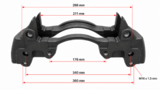 K013742 Mercedes Brake Carrier to Suit Knorr-Bremse SK7 Brake Caliper | OE A0004213906