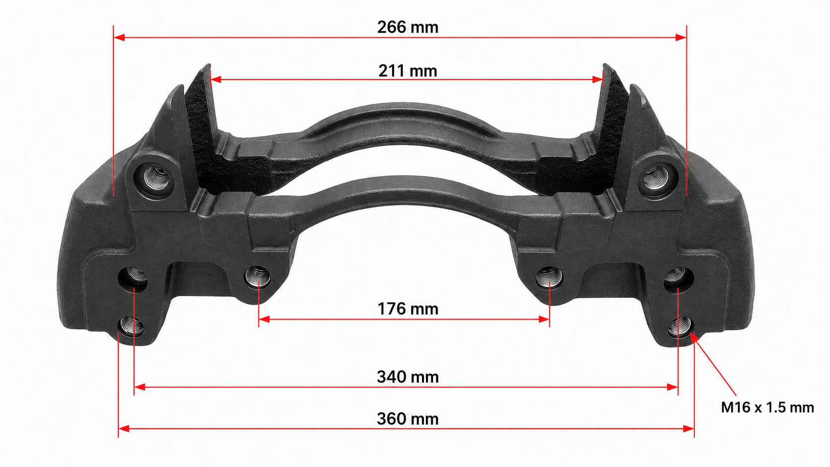 K013742 Mercedes Brake Carrier to Suit Knorr-Bremse SK7 Brake Caliper | OE A0004213906