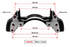 K000027 Genuine Remanufactured Brake Carrier | Knorr-Bremse SN7 | Mercedes-Benz & Scania | 22.5"