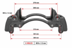 K052379K50 Genuine Remanufactured Brake Carrier to Suit Knorr-Bremse SL7 / SM7 / ST7 Caliper